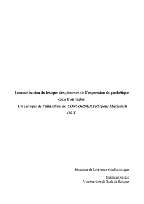 lemmatisation Book