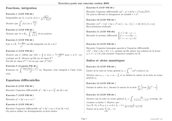 des suites numerqies aux equations Book