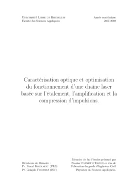 optimisation de fonctionnement definitions Book