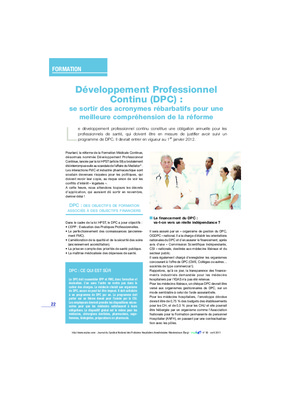developpement professionnel continu Book