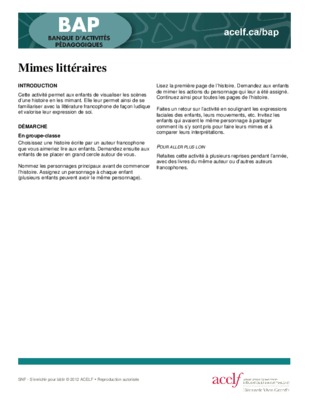 mimes Book