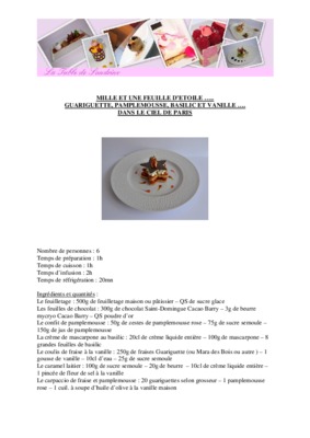 mille feuille Book