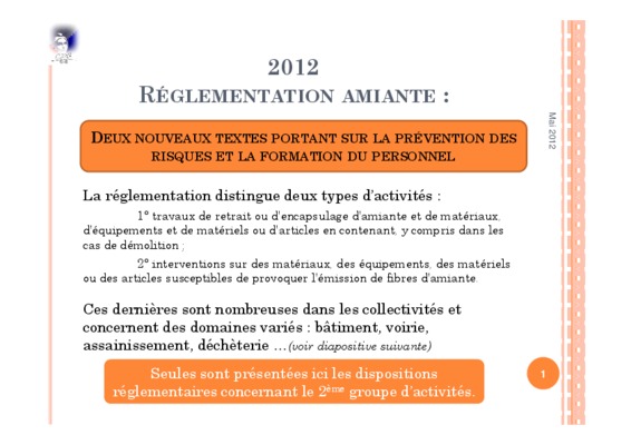 reglementation europeenne amiante Book