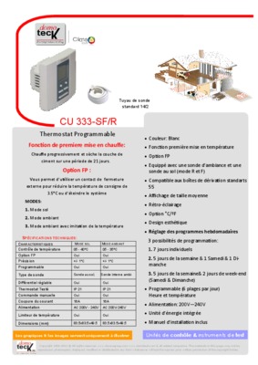 thermostat domoteck cu 333 sf r Book