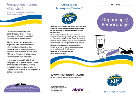 fiche de depannage remorquage Book