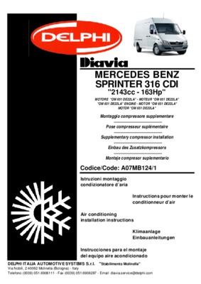 sprinter 316 mercedes sprinter 163cv Book