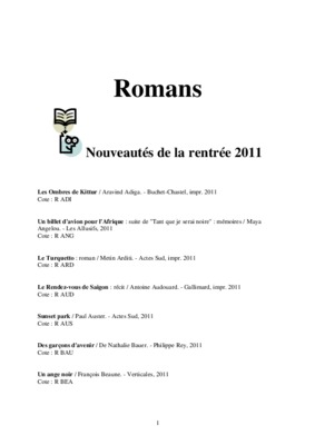 romans photos c_est la rentree Book