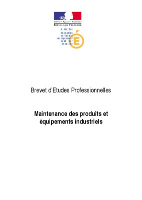 epreuve ep1 bep mpei Book