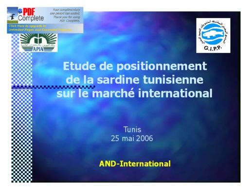 etude d_impact d_une entreprise de censerve de sardine Book