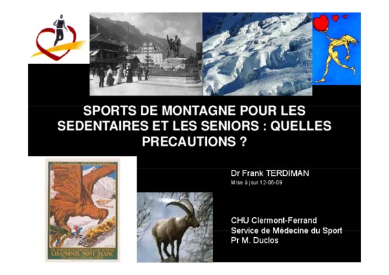 sports de montagne Book