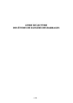 etudes des barrages Book