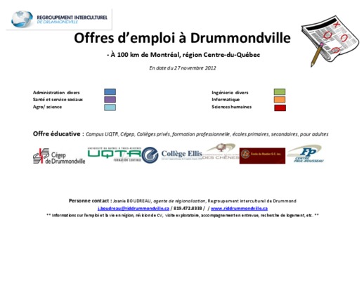 drummondville Book
