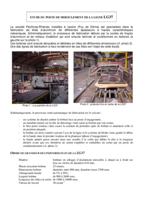 corrige deroulemnt de le ligne lg37 Book