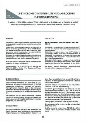 le syndrome d_insensibilite aux androgenes Book