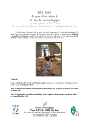 fouille archeologique Book