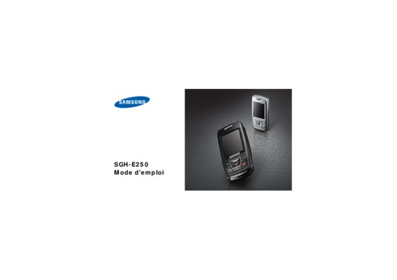 notice du e250 Book