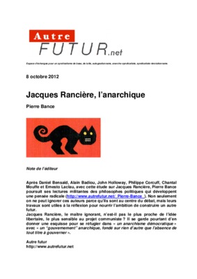 anarchique Book
