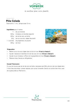pina colada Book