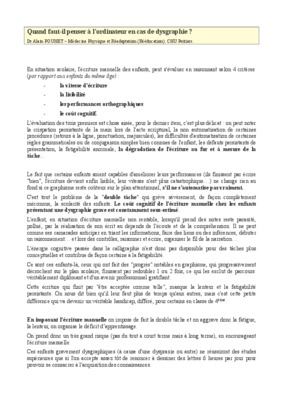 reeducation dysgraphie Book