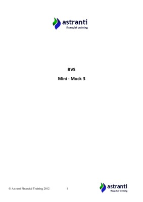 cfa level 1 mock Book