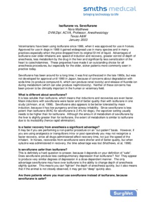 isoflurane Book
