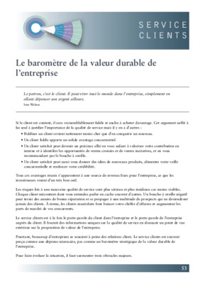 entreprise a ces clients Book