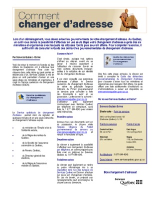 communication lors d_un demenagement Book