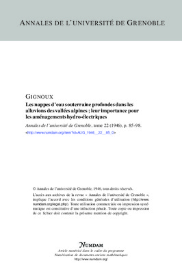 nappes souterraine Book