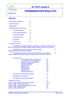 transmission resultats Book