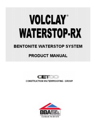 waterswelling waterstop bentojoint Book