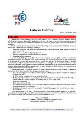 memoire casnav Book