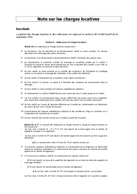 charges locatives Book