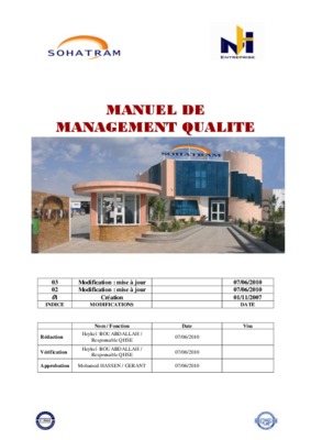 manuel de qualit tunis air Book