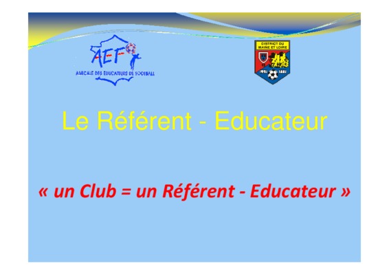educateur referent Book