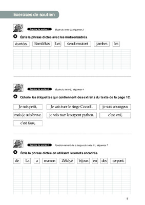 exercices de soutien Book