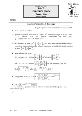 correction ds n 9 lycee brizeuximie 2009 Book