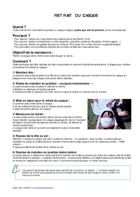 retrait du casque Book