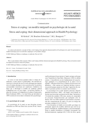 psychologie coping stress relaxation Book