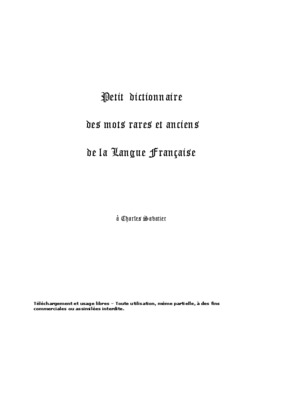 vulgairement Book