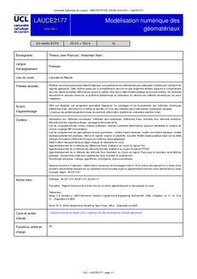 geomateriaux cours pdf Book