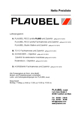plaubel Book