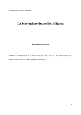 acides biliaires Book