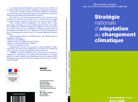 projet adaptation au changement climatique burkina faso Book