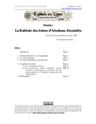kabbalistes Book
