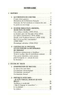 capitale de la douleur Book