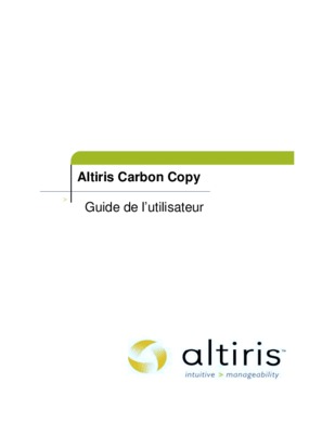 cours altiris Book