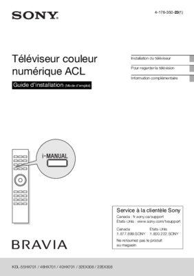 televiseur sony Book