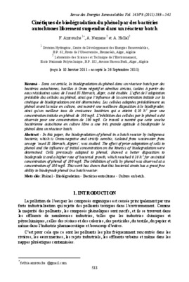 la biodegradation du p nitrophenole par des bacteries Book