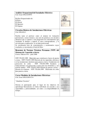 instalador electrico Book