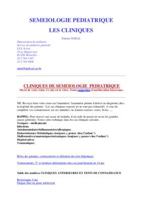 cas cliniques de pediatrie Book